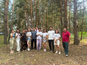 Тимбилдинг на природе для сотрудников СП &laquo;Лудэ-Каз&raquo;  г. Костанай